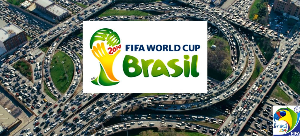 Brazil World Cup Causes Large Car Traffic In Major Cities